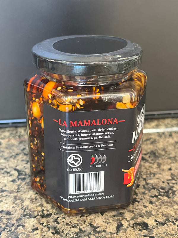 SALSA MACHA LA MAMALONA MADE WITH REAL HONEY & BLUEBERRIES