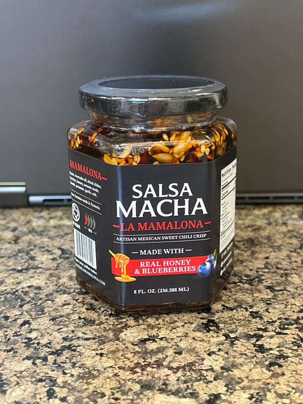 SALSA MACHA LA MAMALONA MADE WITH REAL HONEY & BLUEBERRIES