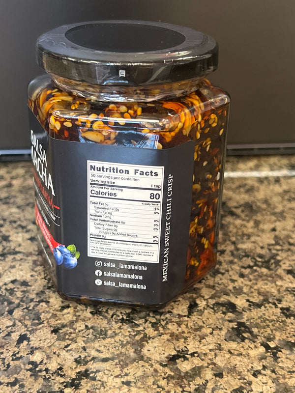 SALSA MACHA LA MAMALONA MADE WITH REAL HONEY & BLUEBERRIES