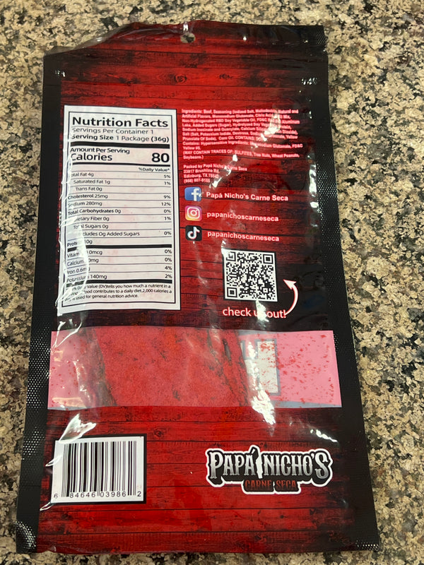 PAPÁ NICHOS CARNE SECA 1.3 OZ