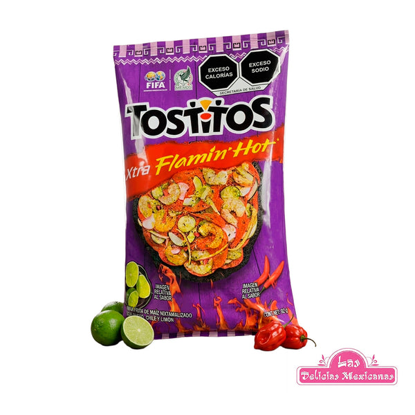 Sabritas® Tostitos Flamin Hot 62gr
