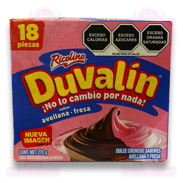 Duvalin Bi Sabor Avellana y Fresa