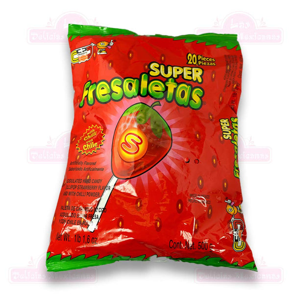 Super Fresaletas Strawberry fresa 20pcs