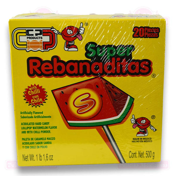 Super Rebanaditas Box Watermelon sandia 20pcs