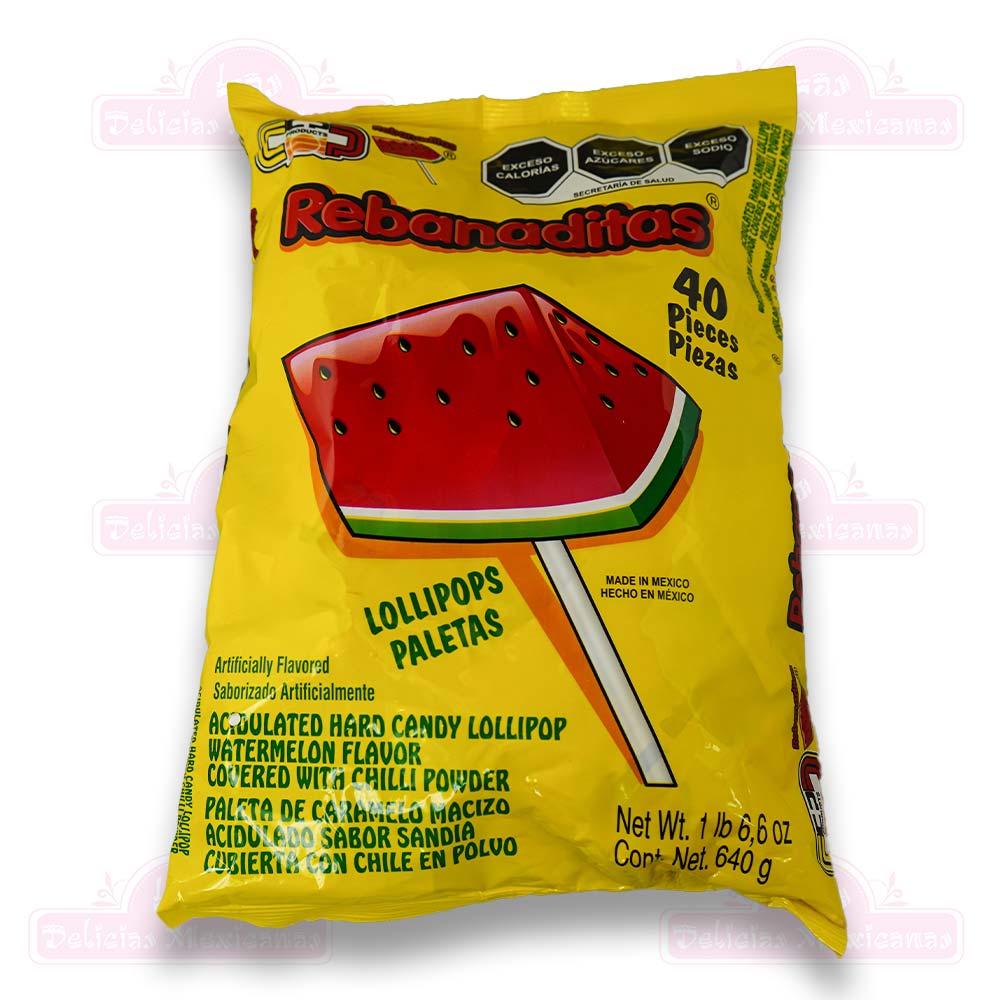 Rebanaditas Watermelon/sandia (40pcs) – Las Delicias Mexicanas #2