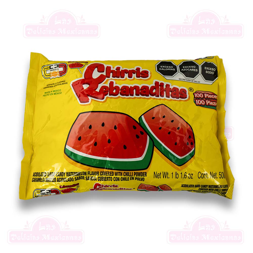 Chirris Rebanaditas Watermelon sandia 100pcs
