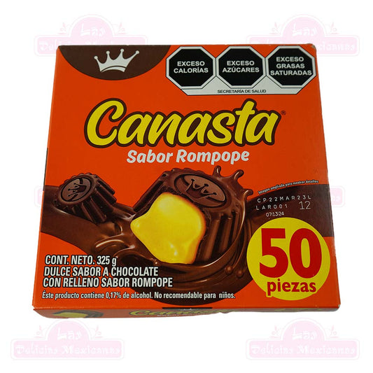 Canasta Sabor Rompope 50pcs