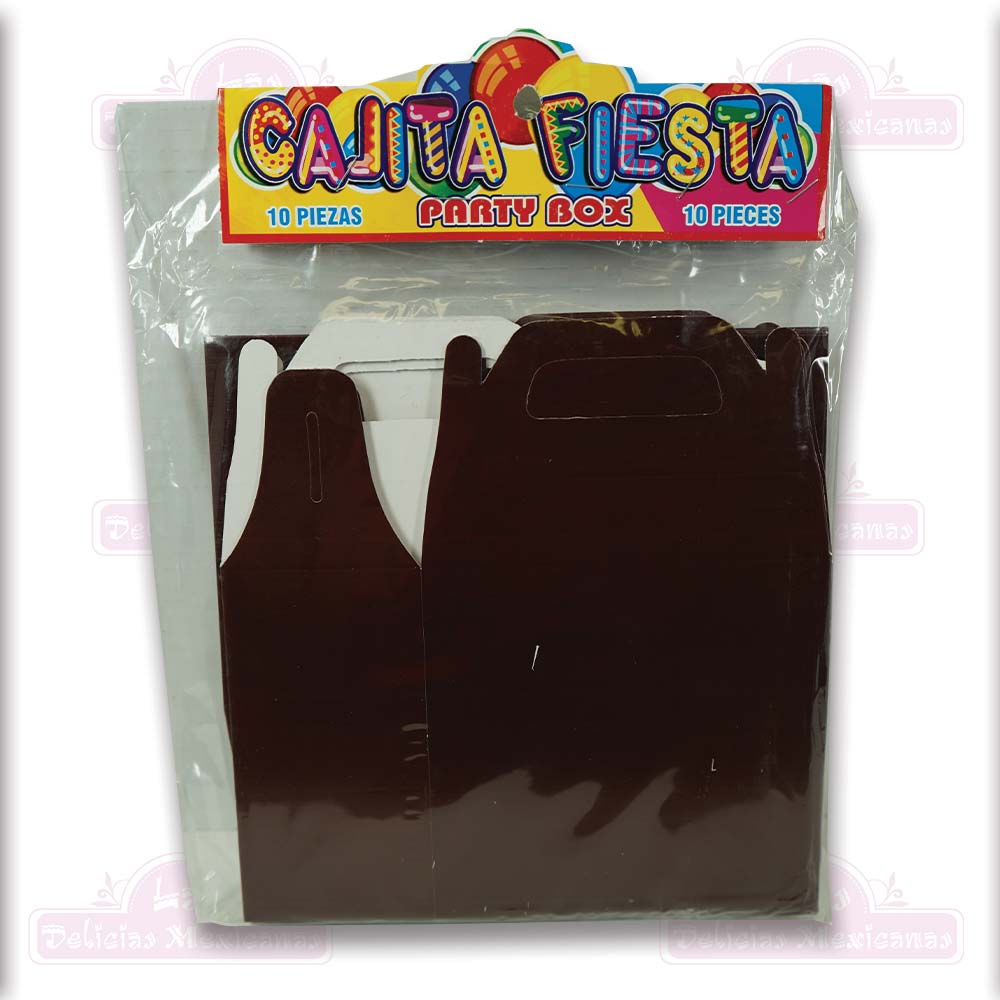 Cajita Para Dulces Cafe 10pcs