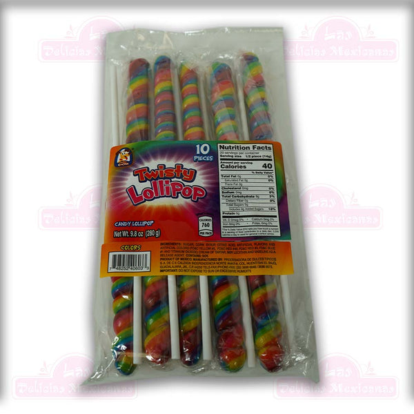 TWISTY LOLLIPOP COLORES (10PCS)