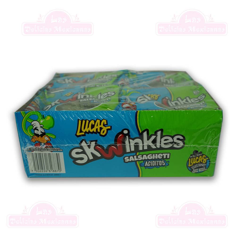 Lucas Skwinkles Salsagheti Aciditos 12pcs