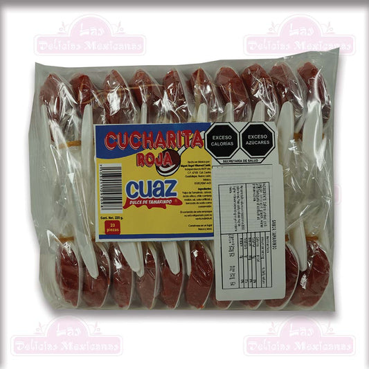 Cucharita Roja Cuaz 20pcs