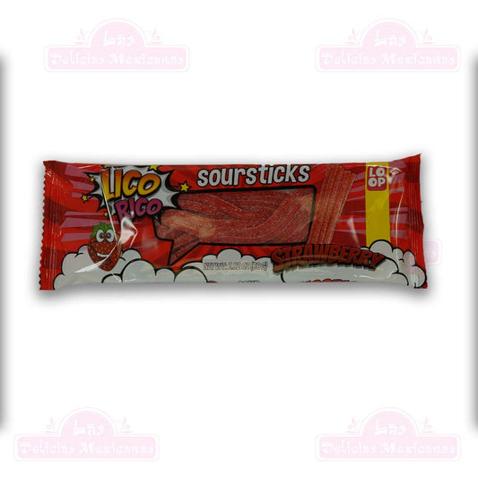 Lico Rico - Sour Sticks Stawberry