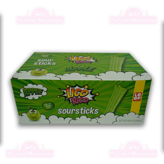 Lico Rico - Sour Sticks Apple -Case