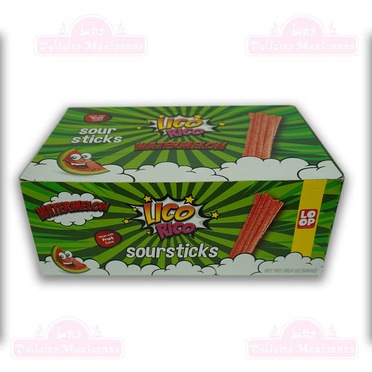 Lico Rico - Sour Sticks Watermelon - Case