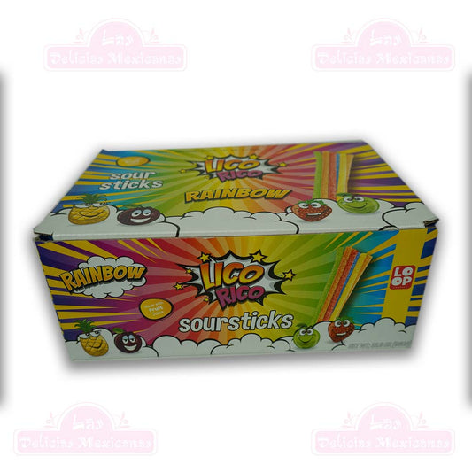 Lico Rico - Sour Sticks Rainbow - Case