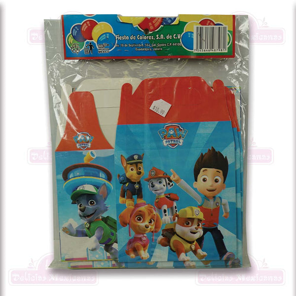 Cajita Para Dulces Paw Patrol 10pcs