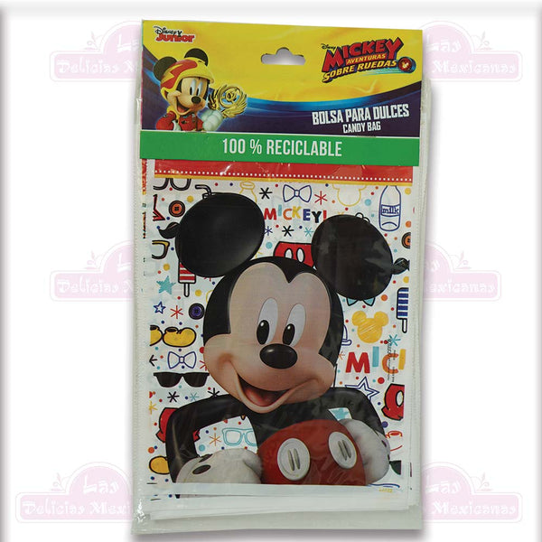 Bolsitas Para Dulces Mickey Mouse 25pzs