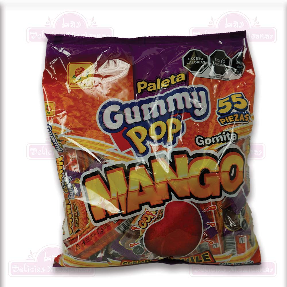Gummy Pop Mango 55pcs