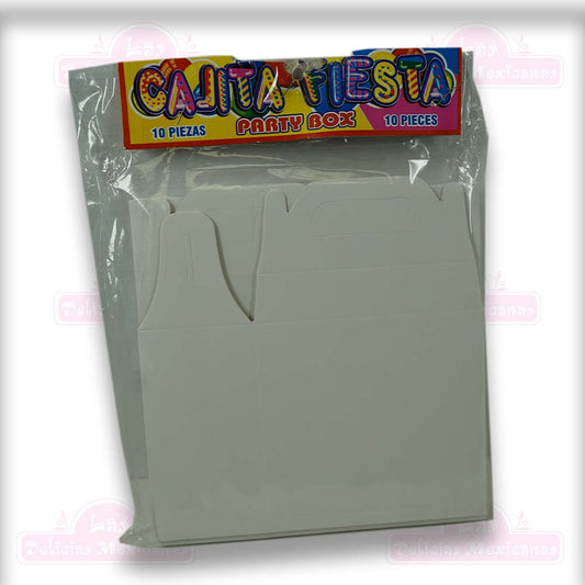 Cajita Para Dulces Blanca 10pcs