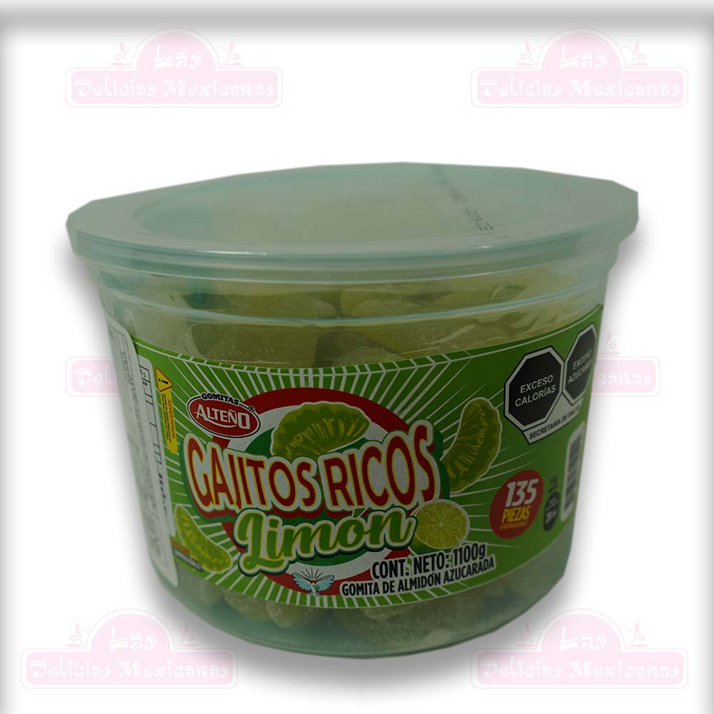 Gajitos Ricos Sabor Limon 120pcs