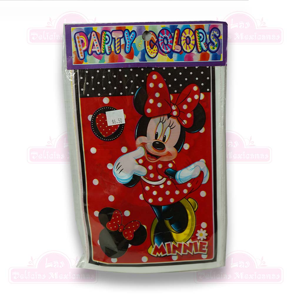 Party Colors Minnie Red 25pzs