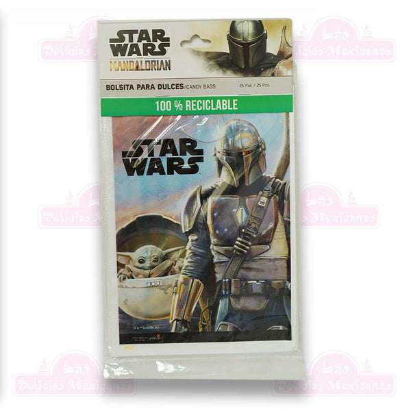 Bolsitas Para Dulces Star Wars 25pzs