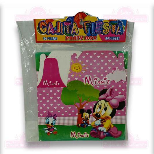 Cajita Para Dulces Baby Minnie 10pcs